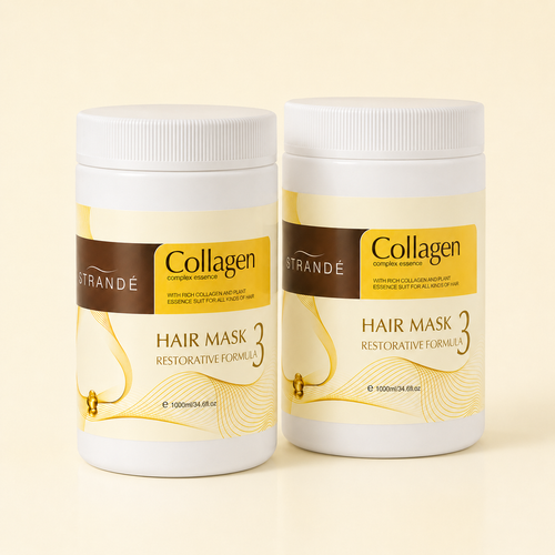 STRANDE Collagen Repair Hair Mask two-mask bundle, save 35 percent